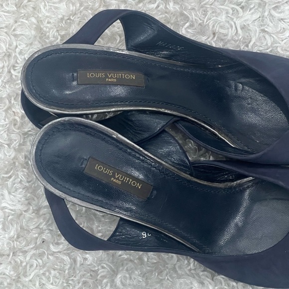 Louis Vuitton Sling Back Heels Shoes - Picture 5 of 13